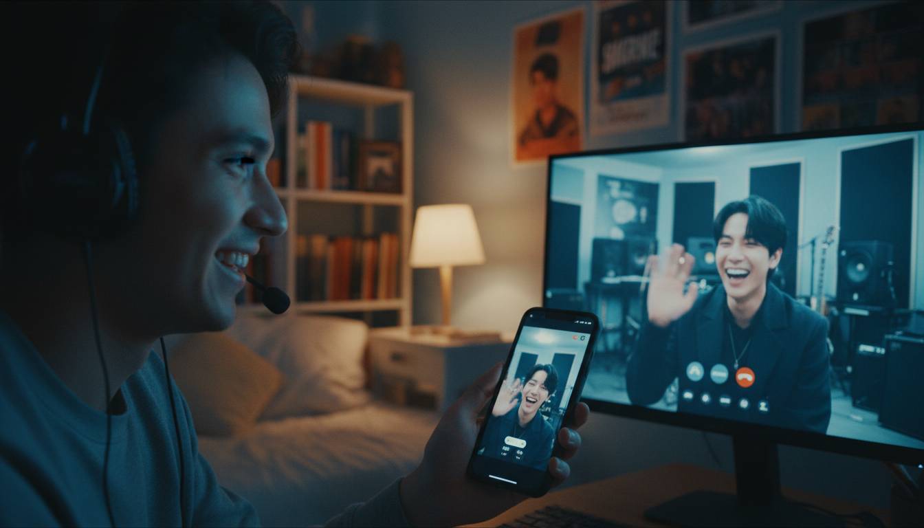 Czy rozmowa z idolem przez internet to iluzja czy rewolucja?