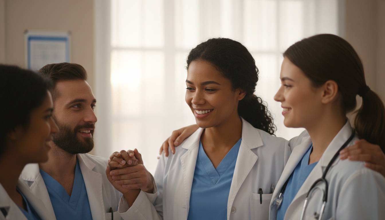 Stress management and relationships for healthcare workers under siege
