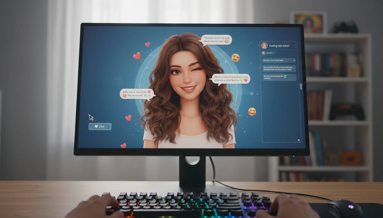 Symulator flirtu z dziewczyną online: Czy odważysz się poznać prawdę?