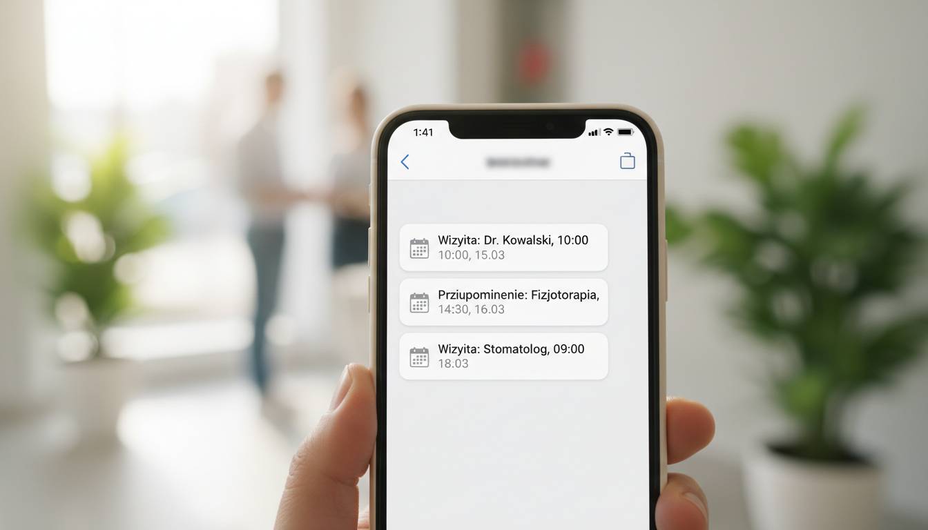 System powiadomień SMS o wizytach, który sam dopina grafik