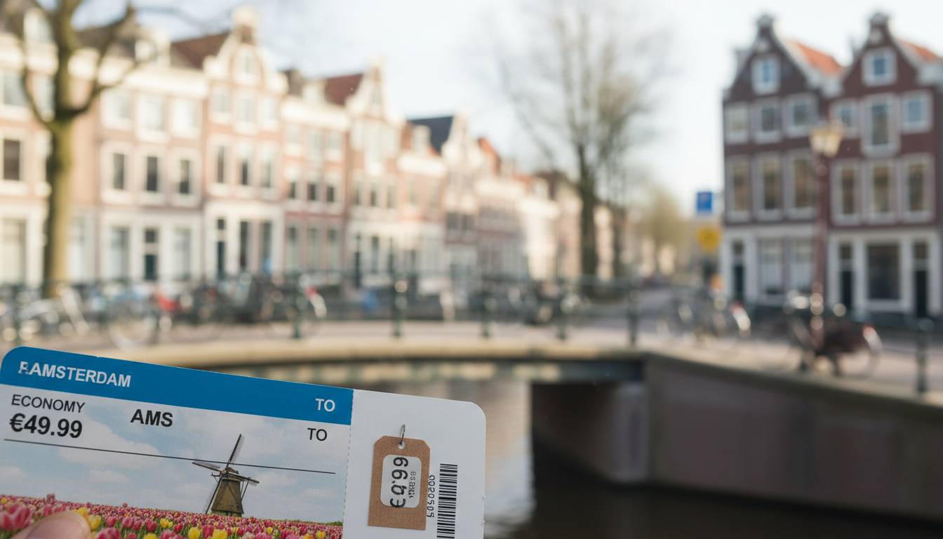 Czy tanie bilety do Amsterdamu to mit? Odkryj, co ukrywają linie lotnicze