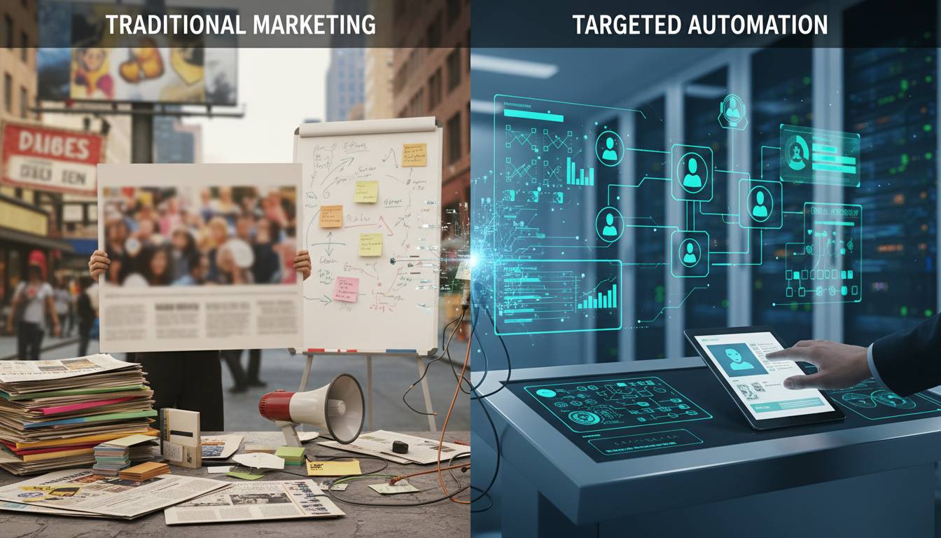 Traditional Marketing vs Targeted Automation: The Shocking 2026 Showdown