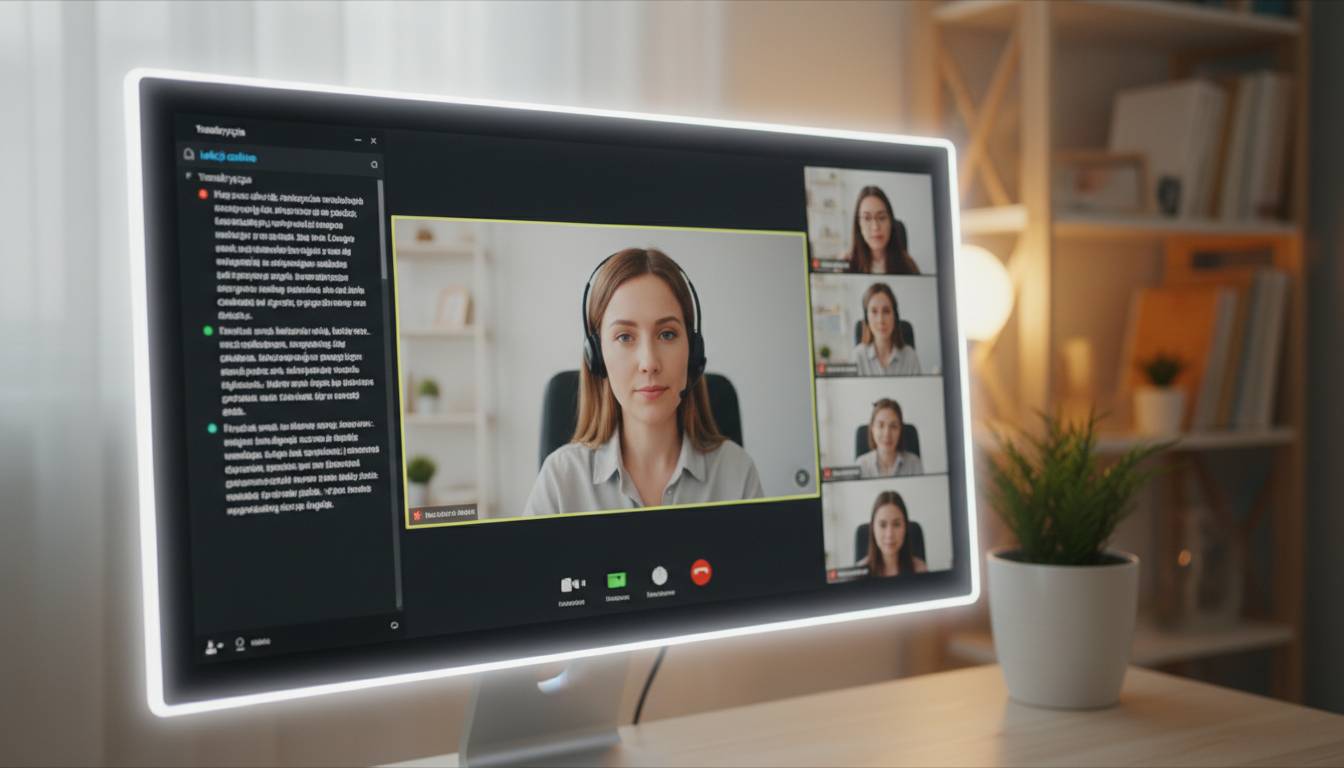 Transkrypcja nagrań z lekcji online, która sama pisze notatki
