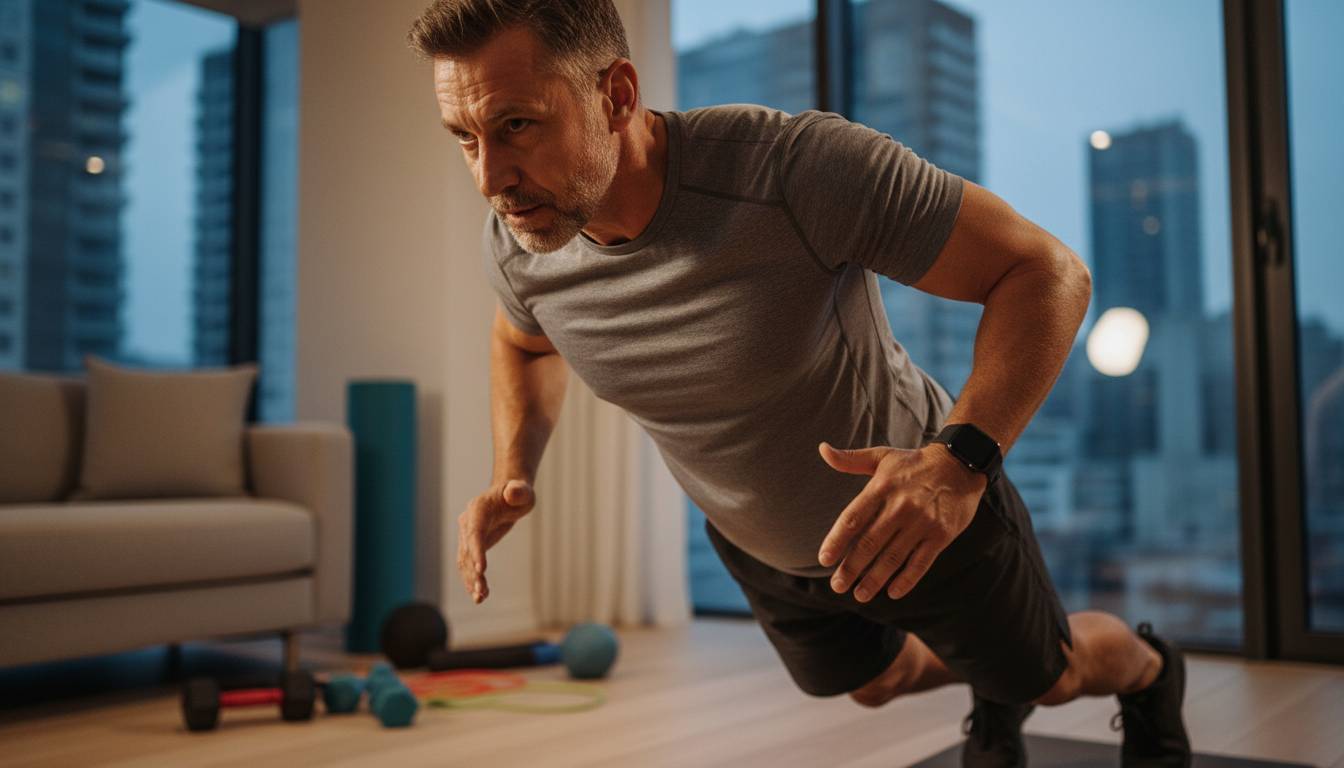 Trening fitness dla zapracowanych mężczyzn bez wymówek