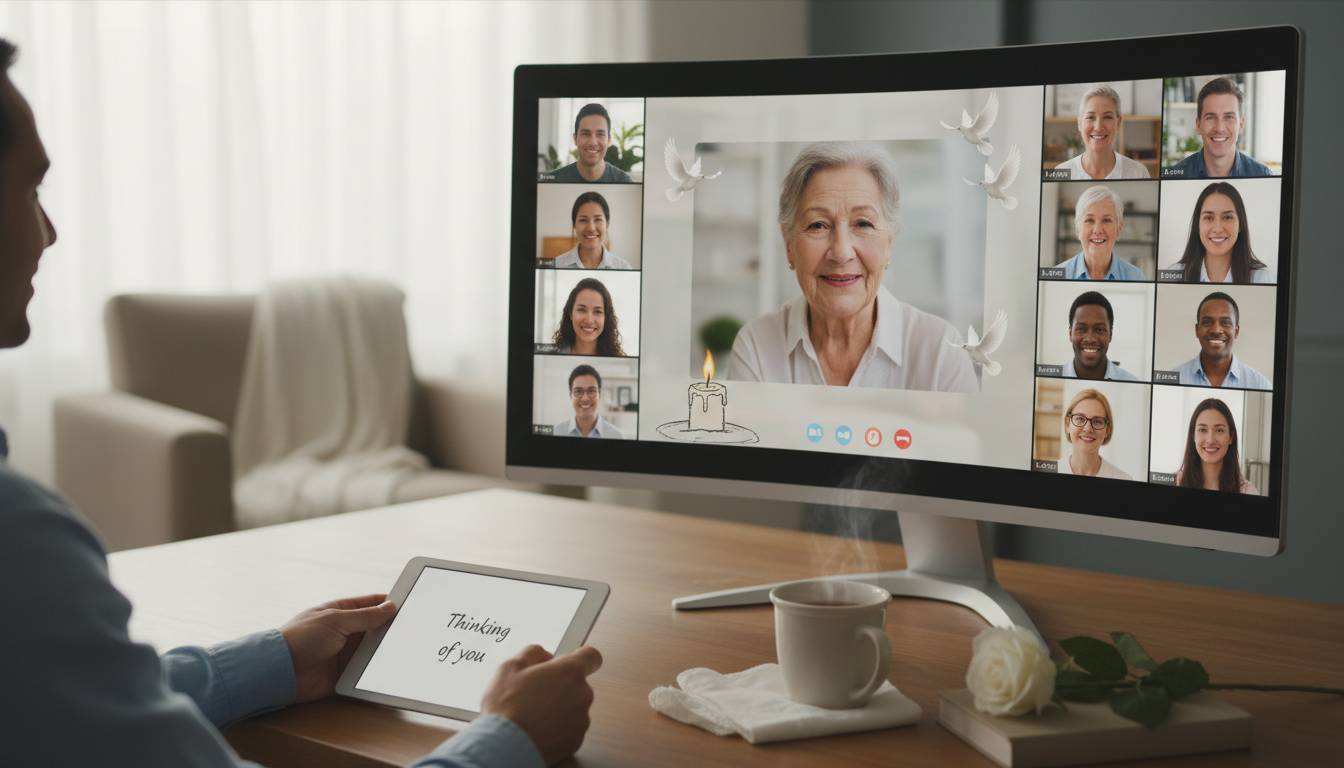 Virtual memorial condolence etiquette examples for the digital age