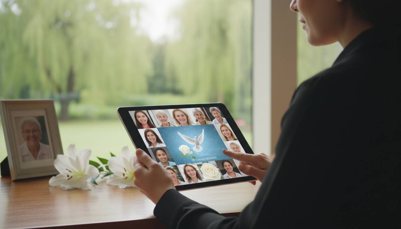 Virtual memorial condolence visit ideas for real connection online