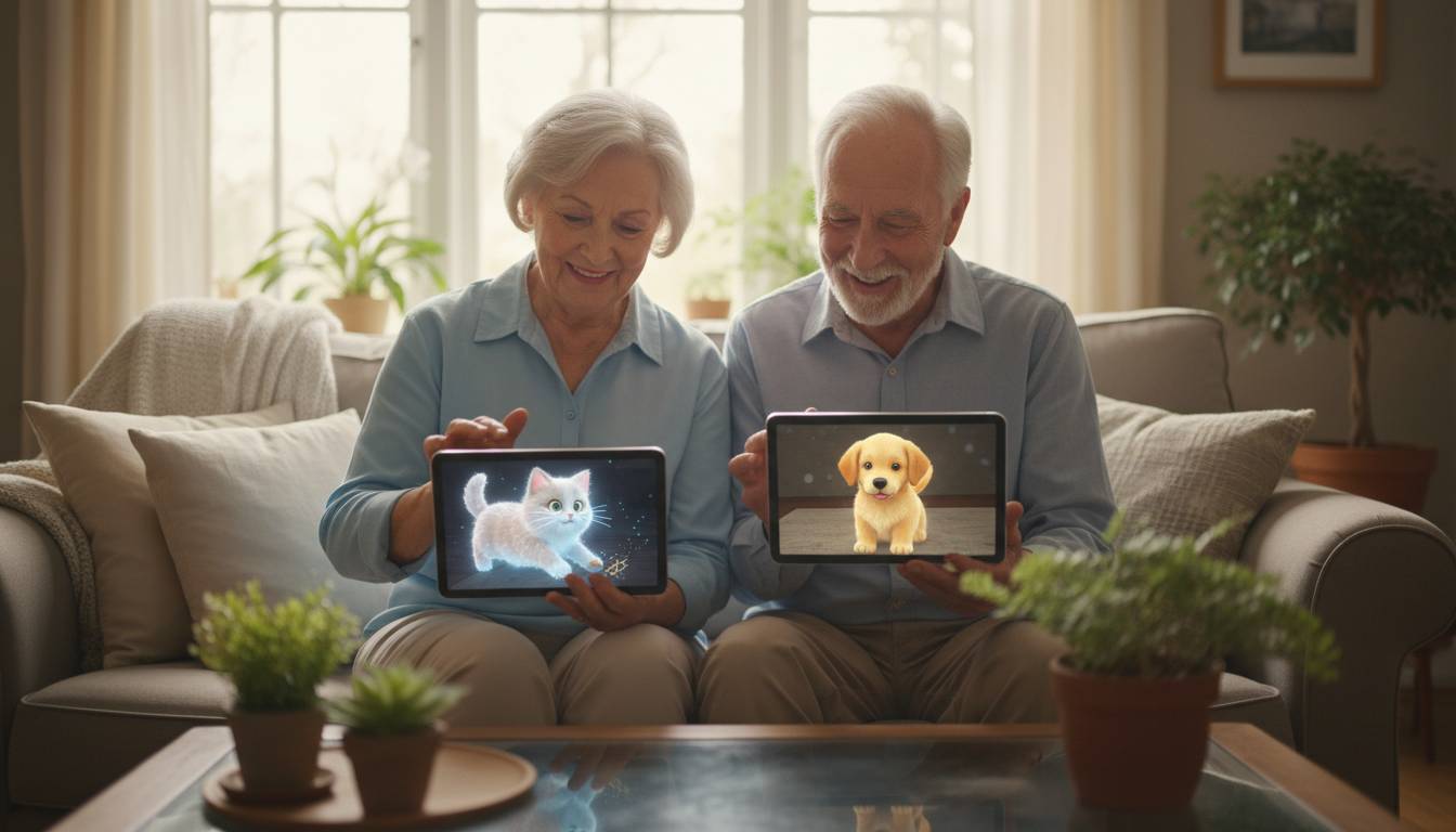 Können virtuelle Haustiere ältere Paare wirklich glücklich machen?