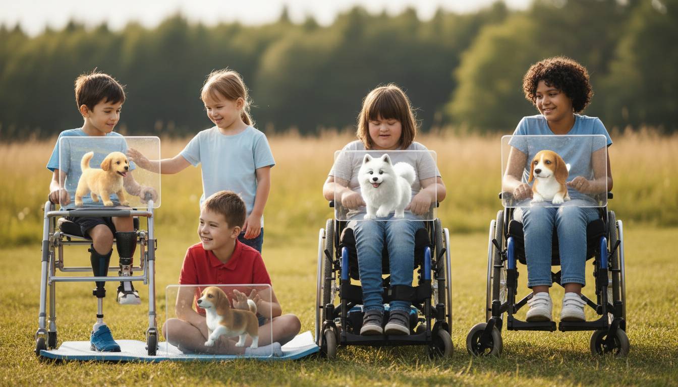 Virtuelle Hunde für Kinder mit Behinderung: Echt oder Ersatz?