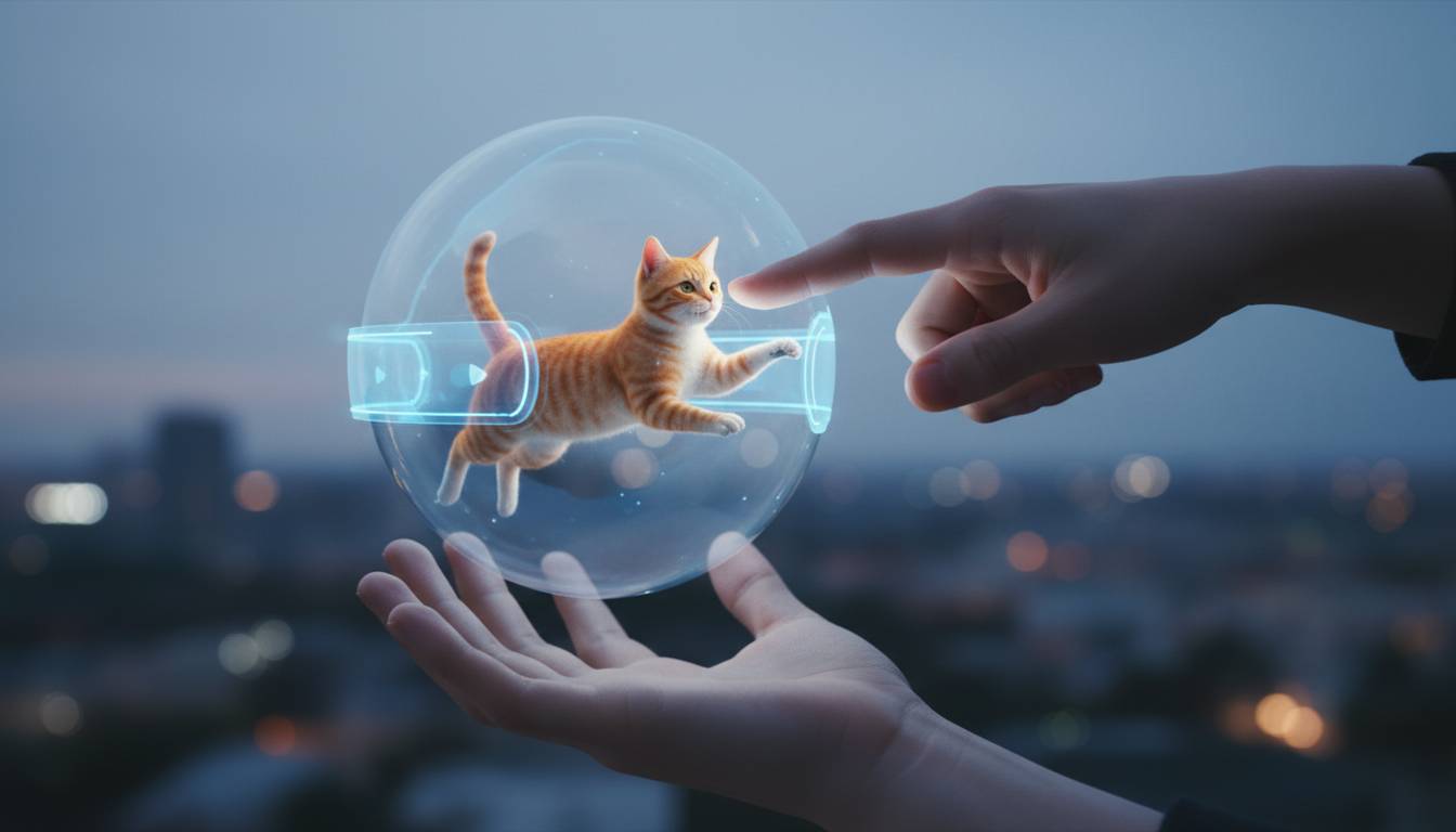Virtuelle Katze ohne Stress: Die App, die alles verändert