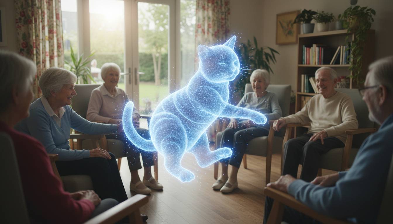Virtuelle Katzen in Seniorenresidenzen – Revolution oder Täuschung?