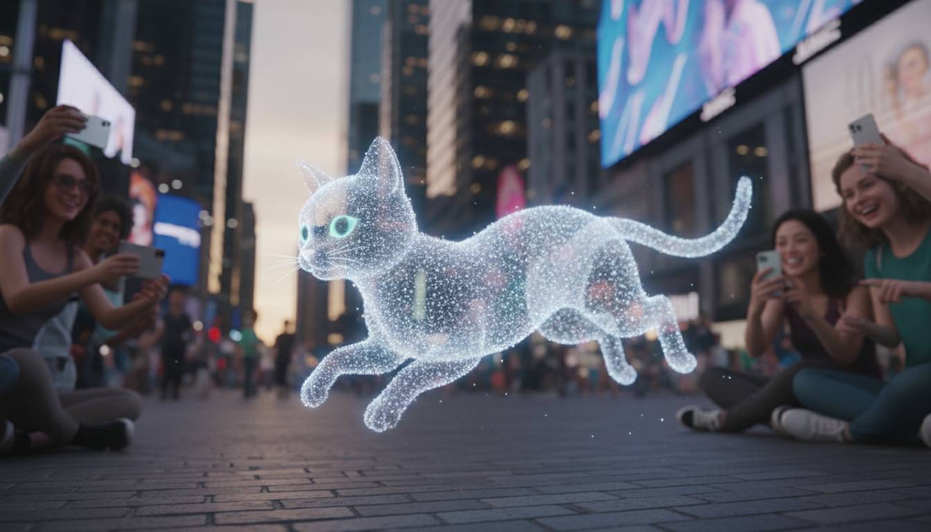Virtuelle Katze zur Unterhaltung unterwegs – Spaß oder echte Nähe?