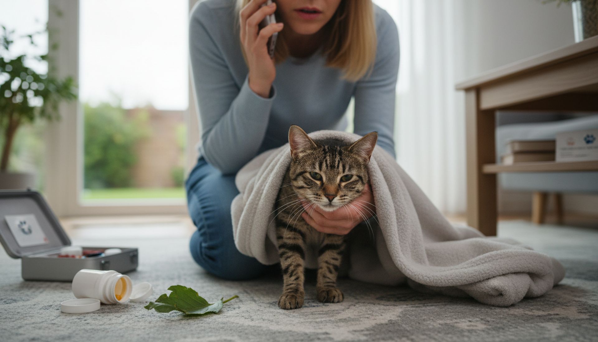 Co zrobić gdy kot połknął coś szkodliwego: przewodnik, który może uratować życie (albo złamać serce)