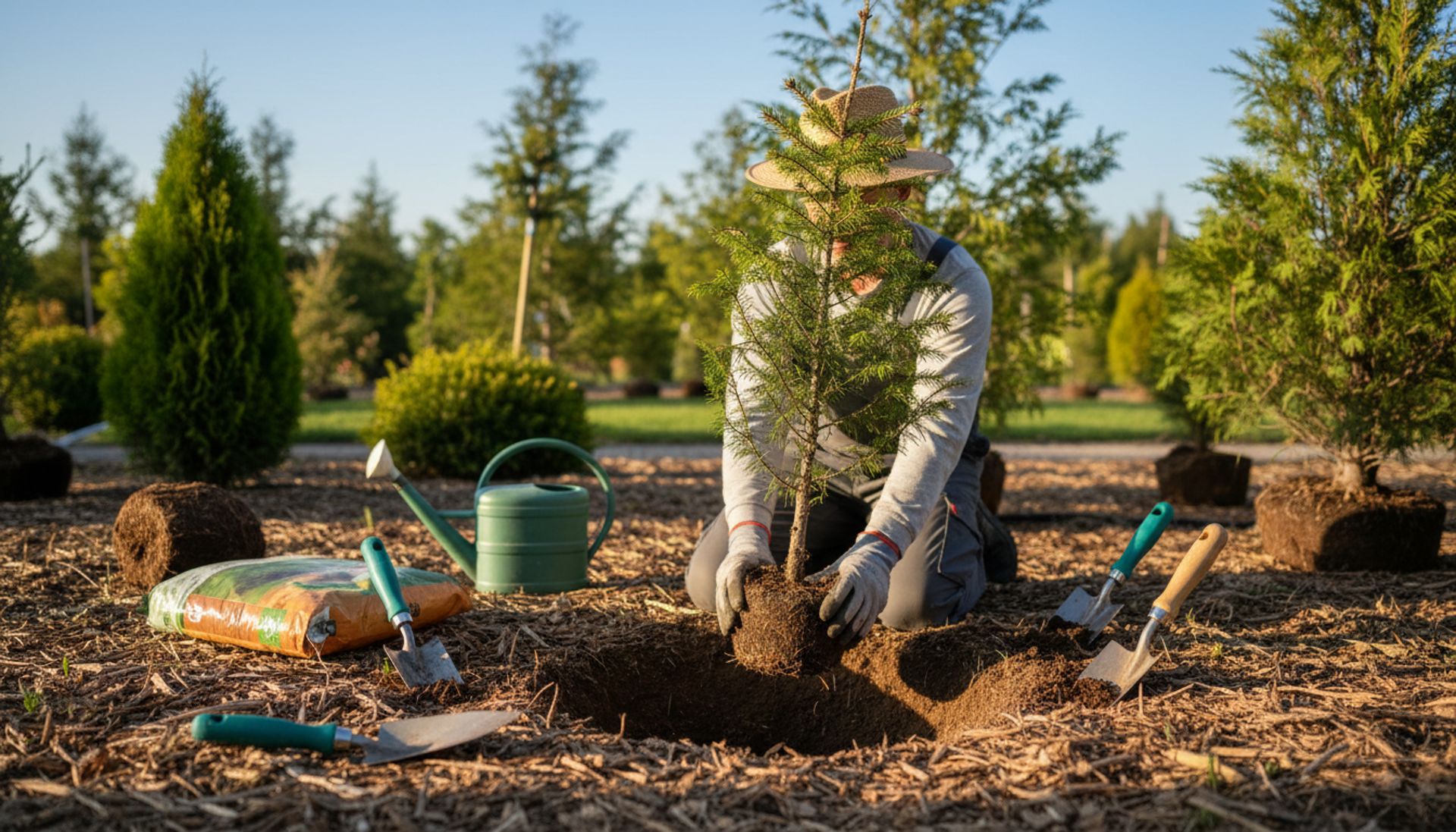 Jak sadzić drzewa iglaste w ogrodzie: brutalna instrukcja dla niepokornych ogrodników