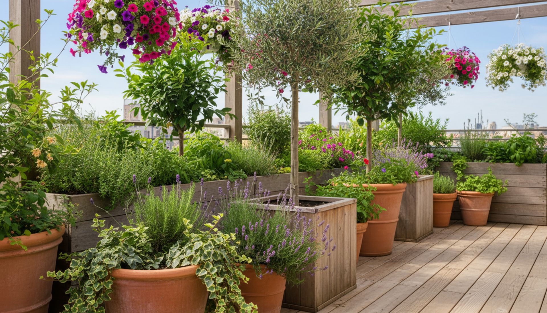 Jakie rośliny posadzić na tarasie: przewodnik dla niepokornych ogrodników miejskich