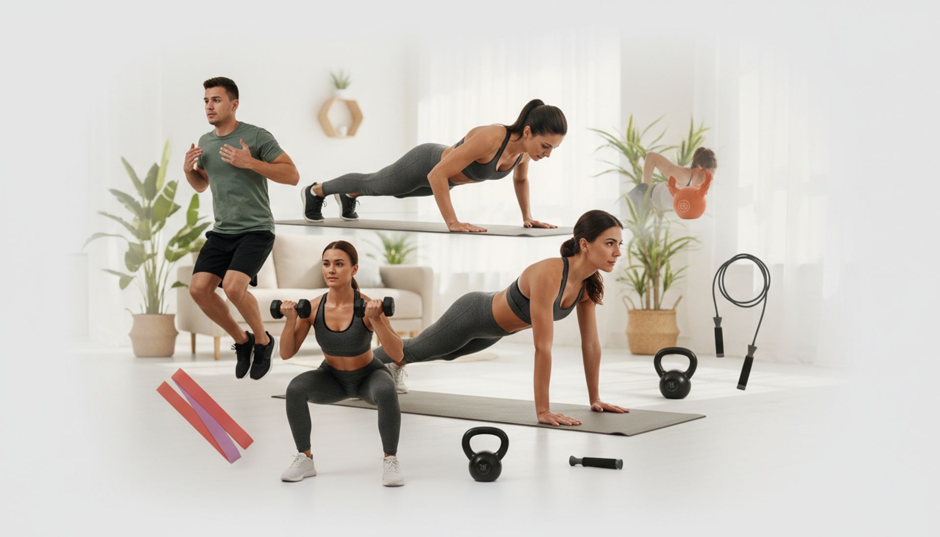 Najlepsze ćwiczenia fitness w domu: brutalna prawda, mit i rewolucja 2025