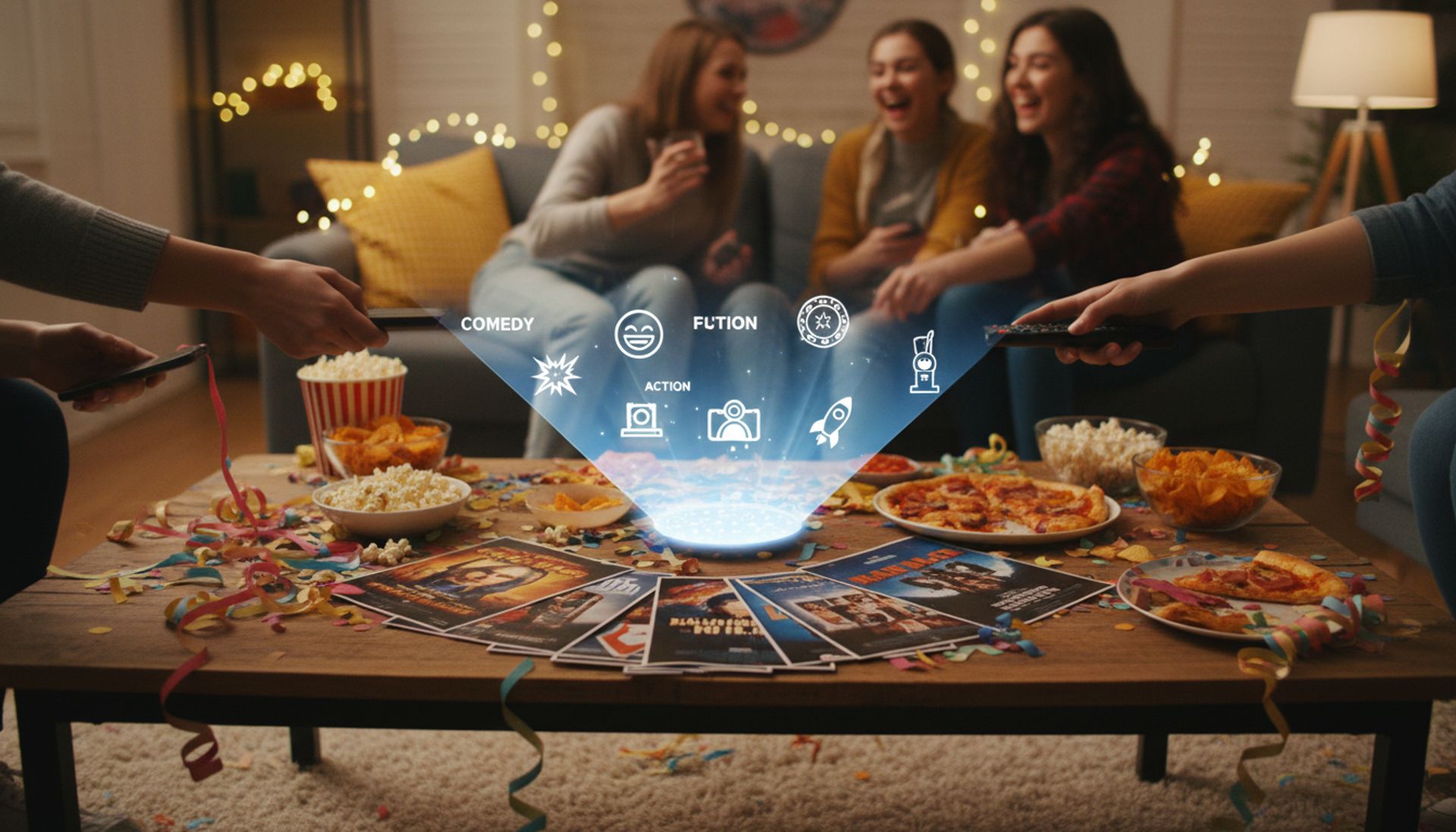 Personalized Movie Recommendations for Parties: the Art, Science, and Subversion of Group Movie Nights