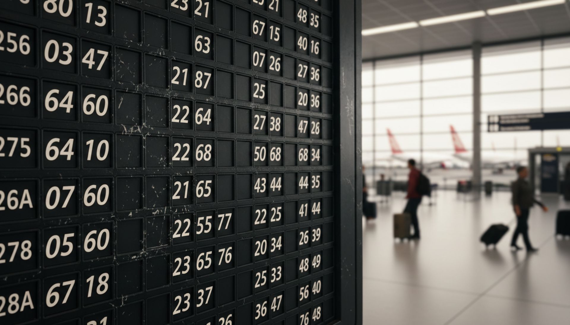 Tablica odlotów: Bezlitosna prawda o lotniskowych informacjach