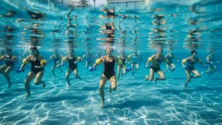 Aqua aerobik, który naprawdę działa: siła, głowa, wyniki