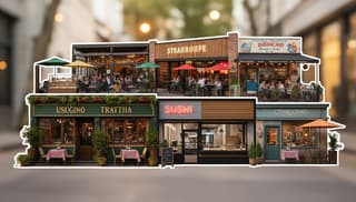 Najlepsze restauracje w pobliżu wybrane przez Twoje podniebienie AI