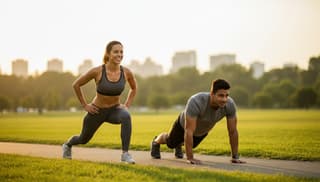Trening fitness dla początkujących bez sprzętu, który realnie buduje formę