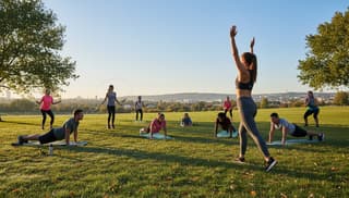 Trening fitness na świeżym powietrzu, który wytrzymasz cały rok