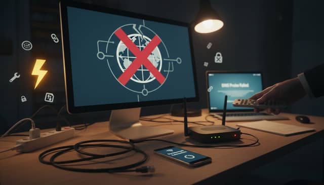 Dlaczego internet nie działa na komputerze – diagnoza krok po kroku
