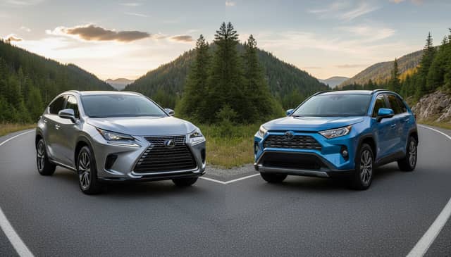 Lexus NX Vs Toyota RAV4 W 2026: Prawdziwe Koszty I Kto Traci