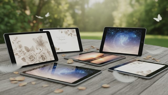 Digital Funeral Program Templates