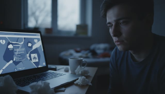 Facebook depresja: brutalne prawdy, które ignorujemy na własne ryzyko