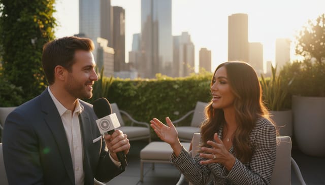 Gdzie przeprowadzić wywiad z gwiazdą: nieoczywiste miejsca, które zmieniają zasady gry