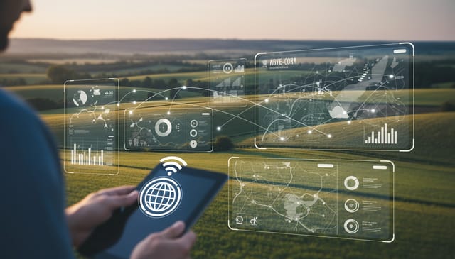 Geografia rolnictwa online: brutalna rzeczywistość i cyfrowa rewolucja polskiej wsi