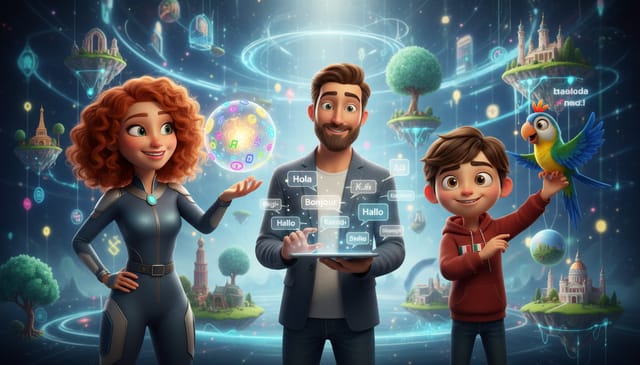 Interaktywne postacie do nauki języków obcych: brutalna rewolucja w edukacji językowej