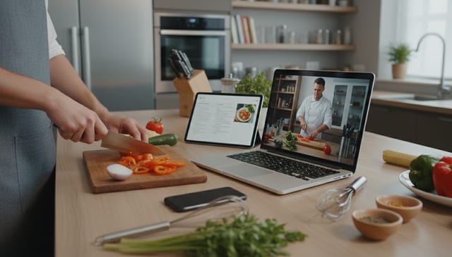 Jak nauczyć się nowych technik kulinarnych online: prawda, która zaboli i zainspiruje