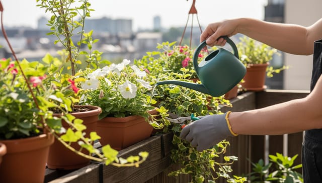 Jak pielęgnować rośliny balkonowe: przewodnik po miejskiej dżungli 2025