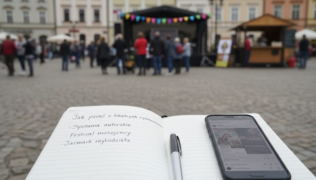 Jak pisać o lokalnych wydarzeniach: brutalne prawdy, których nie usłyszysz od redaktora