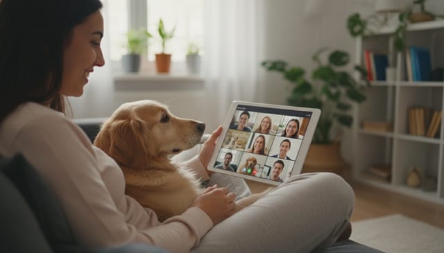 Jak pokonać samotność z psem online