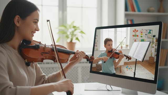 Lekcje skrzypiec online: brutalna rewolucja, która zmienia polską scenę muzyczną