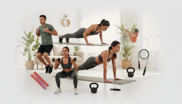 Najlepsze ćwiczenia fitness w domu