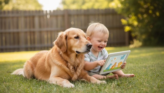 Pies przyjaciel dla dziecka online