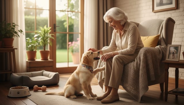 Pies symulator adopcji dla seniorów