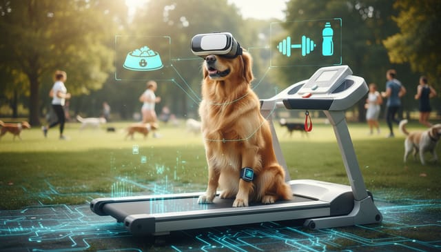 Pies symulator dbania o zdrowie