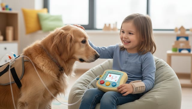 Pies symulator terapii dla dzieci: rewolucja czy placebo?