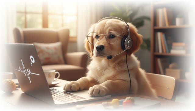 Piesek online zamiast psychologa