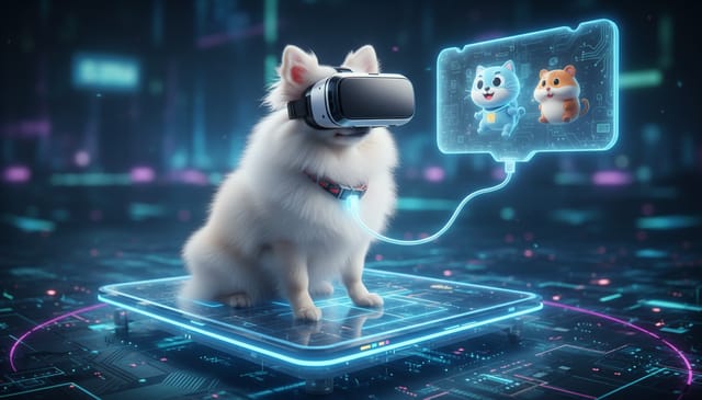 Piesek online zamiast zwierząt domowych