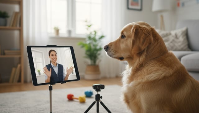 Szkolenie psa przez internet