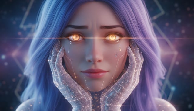 Virtuelle Freundin mit Emotionen