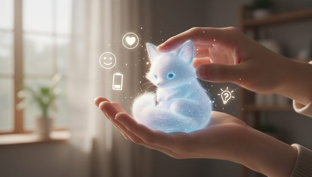 Virtuelles Haustier Emotionale Bedürfnisse