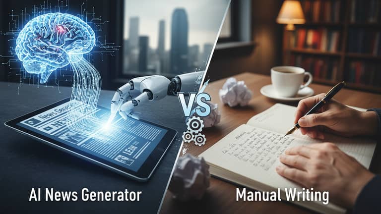 AI News Generator Vs Manual Writing: Who Do Readers Trust More?