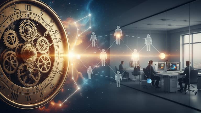 Astrologia a zarządzanie zespołem: kiedy gwiazdy biją testy psychologiczne