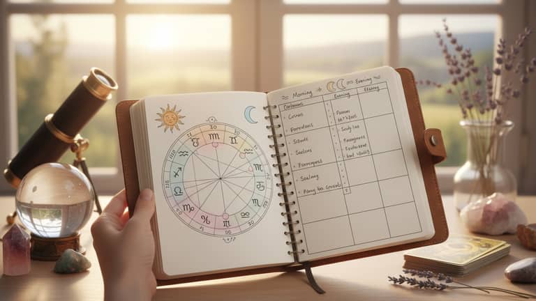 Astrologiczne podejście do planowania dnia: między mitem a AI